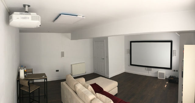 Low cost home cinema installation bronze package