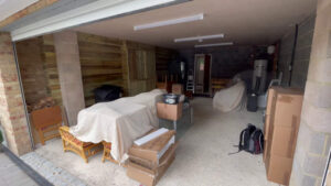 Garage to be converted into a home cinema